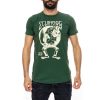 Cotton 4all 22-443 Ανδρικό Μπλουζάκι Με Στάμπα Πράσινο 7