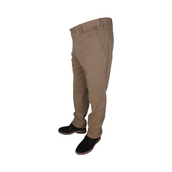 SUNWILL 23137-7553-345 Ανδρικό Παντελόνι Βαμβακερό Chinos Regular Fit Κάμελ 5