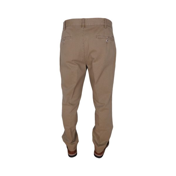 SUNWILL 23137-7553-345 Ανδρικό Παντελόνι Βαμβακερό Chinos Regular Fit Κάμελ 6