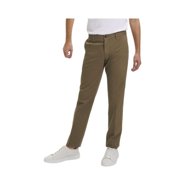 Jacob Edwards By Sunwill JE105171N-4451-260 Ανδρικό Παντελόνι Chino in Fitted Fit Σκούρο Μπέζ 4